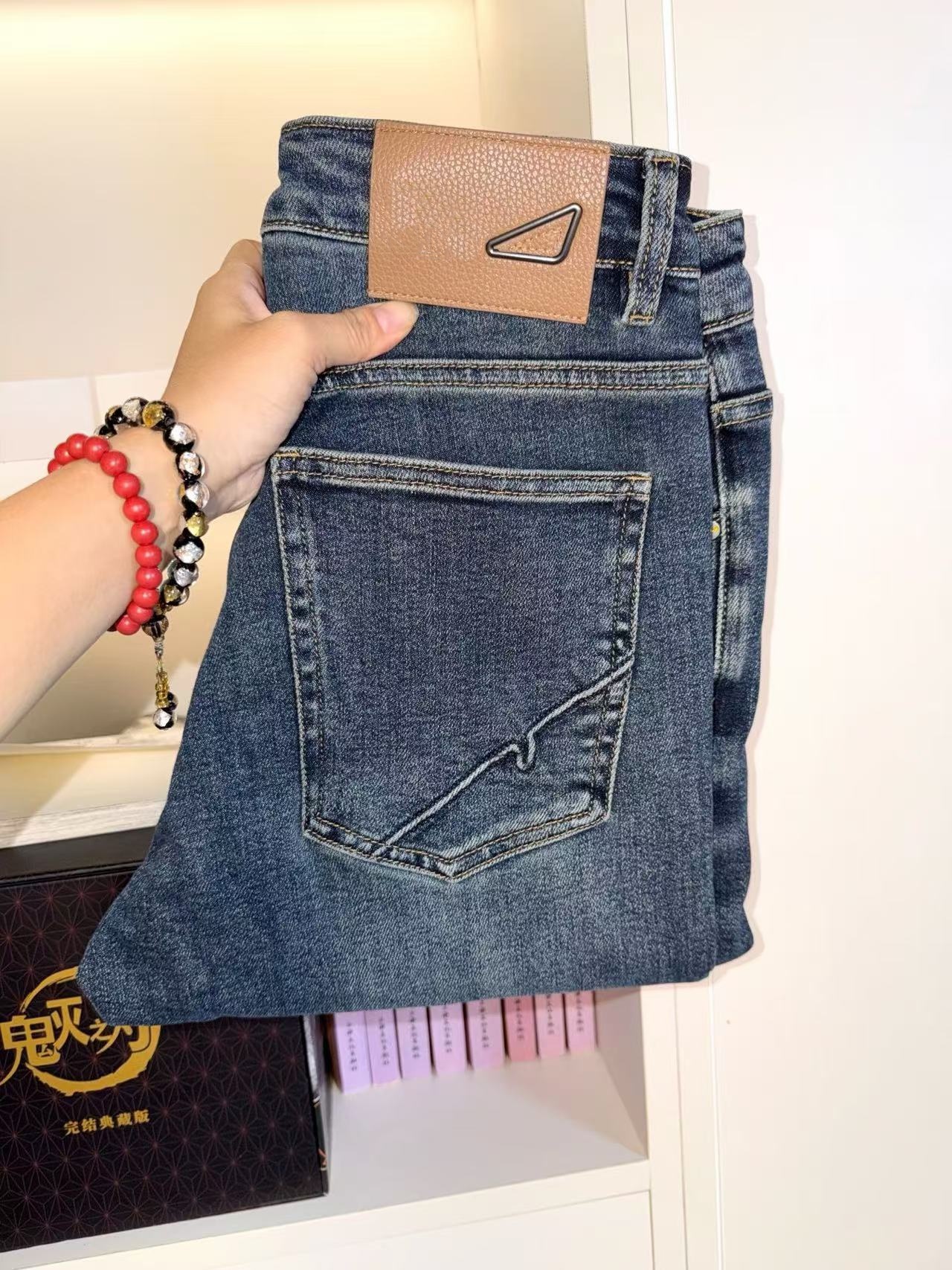 Men's jeans Designer jeans Mens Business pants casual Jeans designer Jeans men Pants High-end Quality Straight Z7XL