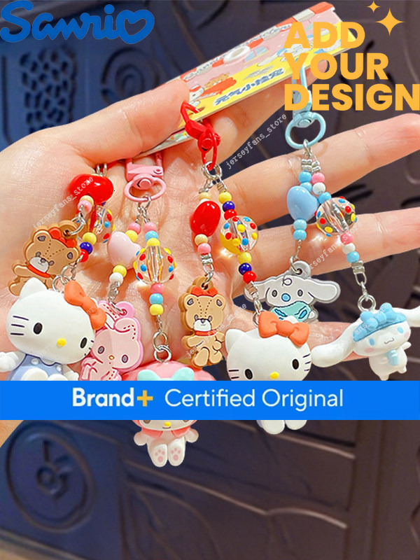 Authentic Sanrio Hello Kitty My Melody Series Keychain Pendant Bag Charm Set Doll Gift af