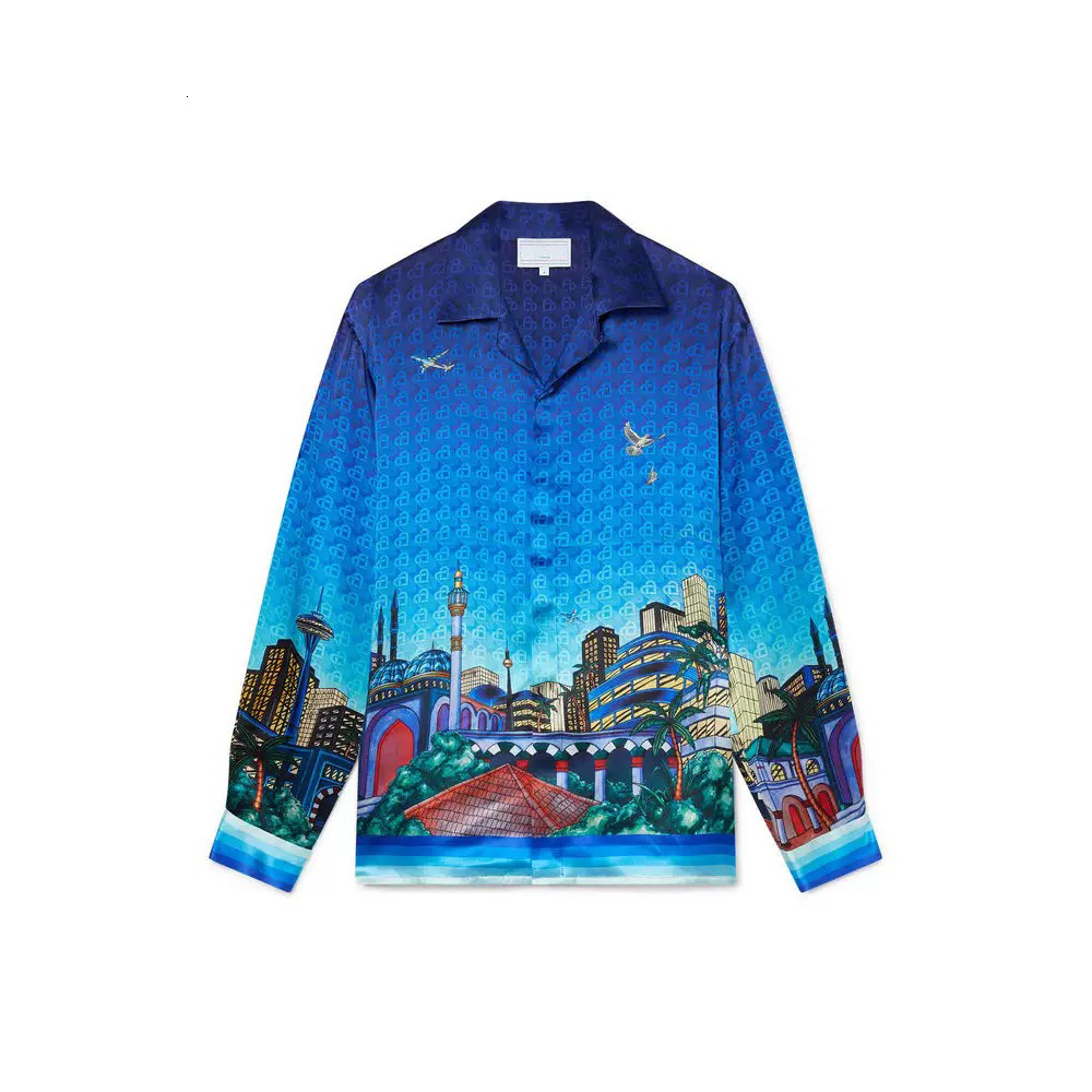 Casalyness Blancas Set Long Sleeve Men's Shirts Casual Lapel Polo Shirt Designer Fashion Lightweight Hoodie Luxury Rainbow Graphic Hoodie Women