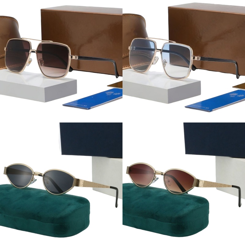 Designer Sunglasses For Women Mens Sun Glasses Unisex Oversized Square Eyeglasses Uv400 Lens Lunettes De Soleil Outdoor Sunshade Aaaaa om1675