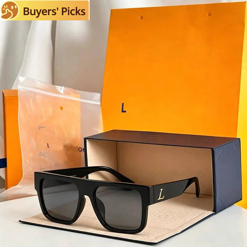 2026 designer luxury for square classic women men Frame driving outdoor sunglasses with Packaging box