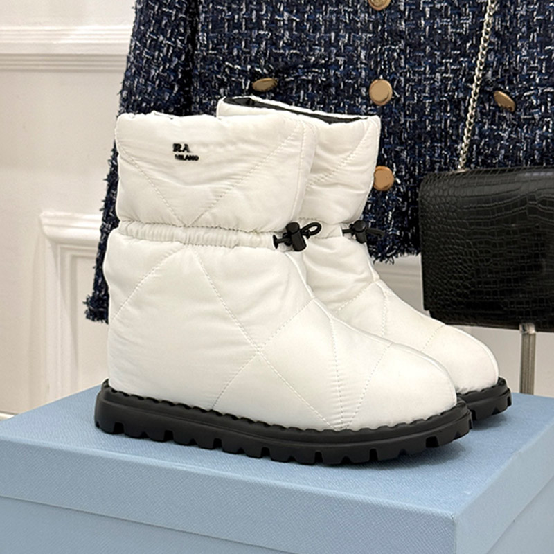 Winter Warm Snow Boots For Womens Mens Geometry Classic Graphic Symbols Elastic Drawstring Design SKI BOOTS Casual Daily Outfit With Box