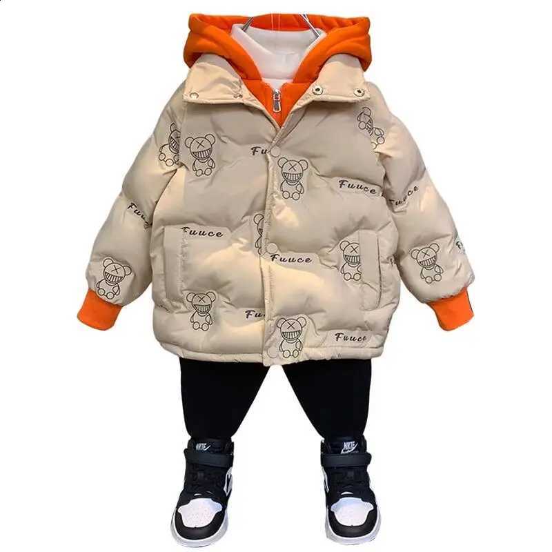 Cotton Winter Boys' Jacket down Thick Coat New Children's Cotton Outerwear for Boys 100-150cm J260917