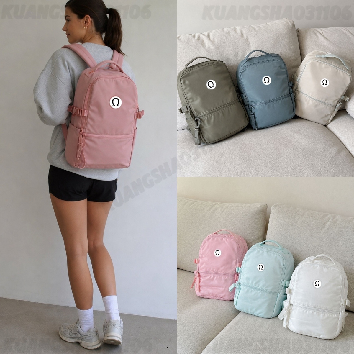 Designer 22L Yoga Backpack Yoga Daypack Gym Backpack Waterproof Nylon Outdoor Camping Travel Commuter Large Capacity School Bag c21
