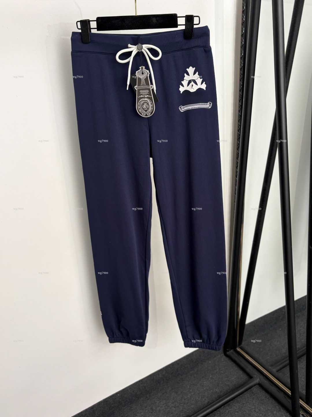 Top Casual Women Loose Sweatpants women designer clothes High Waist Adjustable Drawstring Waist Logo Print Elastic Ankle Cuff Trousers A420X09N111
