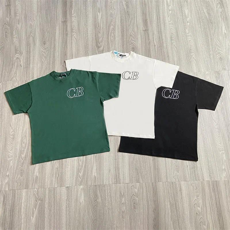 Embroidered T-Shirts Top Quality Oversized Casual Men Clothing Pure Cotton White Short Sleeves