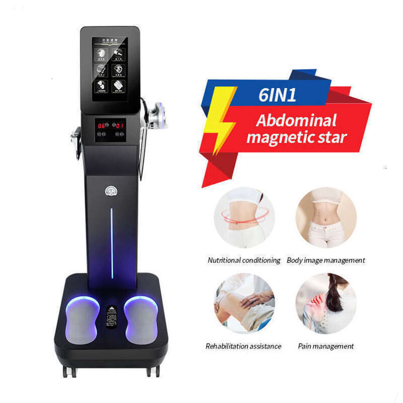 New Selling 6 Handles Health Therapy Pain Massage Biomimetic Current Stimulation Dredge Meridians Relieve Foot Fatigue Slimming Machine