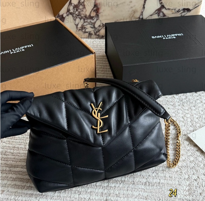 Designer Bags 2026 Trends tote bag Loulou Puffer Puff Cloud Bag chain bag luxury Hardware logo shoulder bag handbag fashion Soft sheepskin crossbody