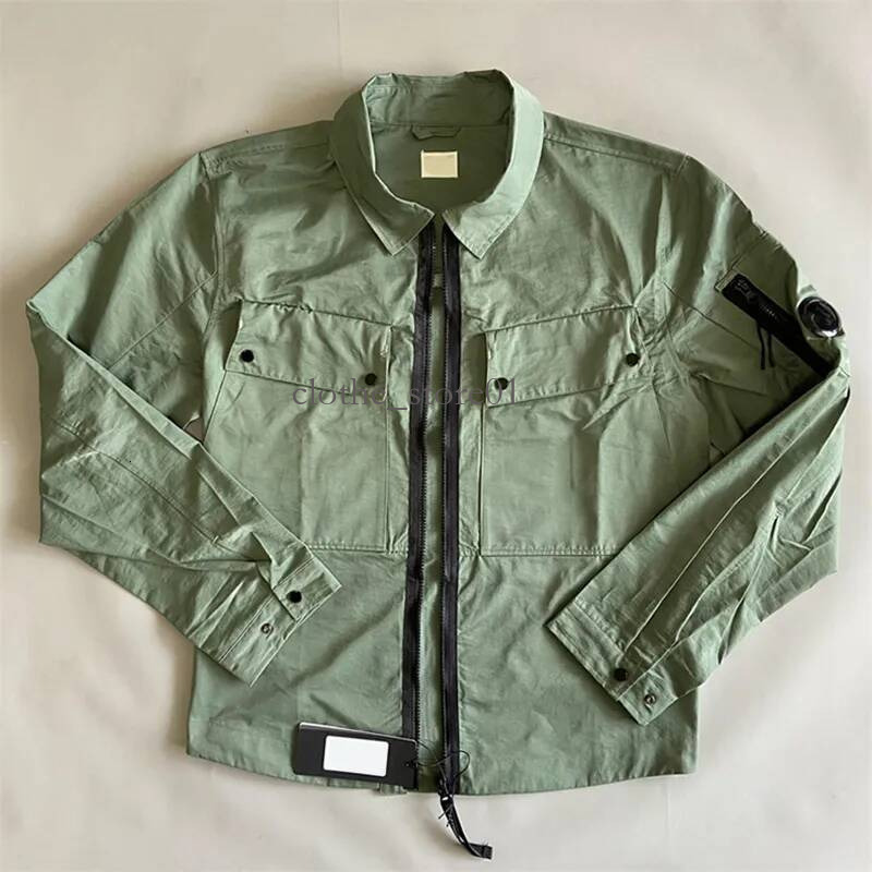Company Designer Men Jacket Goggles Lens Lightweight Outdoor Hiking Travel Windbreaker Casual Street Sports Outerwear Storm Wind Resistant Nylon Hoo