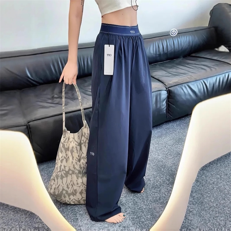2026 Women's Loose Casual Sports High Waist Yoga Pants Breathable and Comfortable Versatile Pants 260825