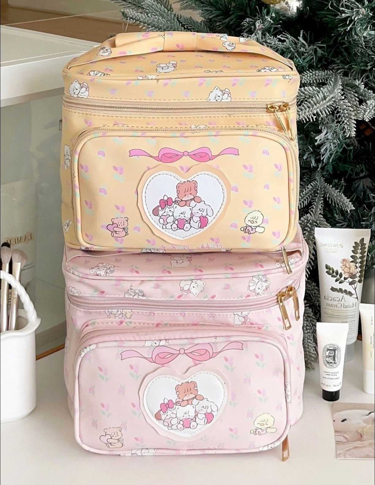 Cartoon Makeup Mikko Bag Large Capacity Cute Princess Cosmetic Organizer Handbag Portable Travel Storage Bag For Girls WomenT260917