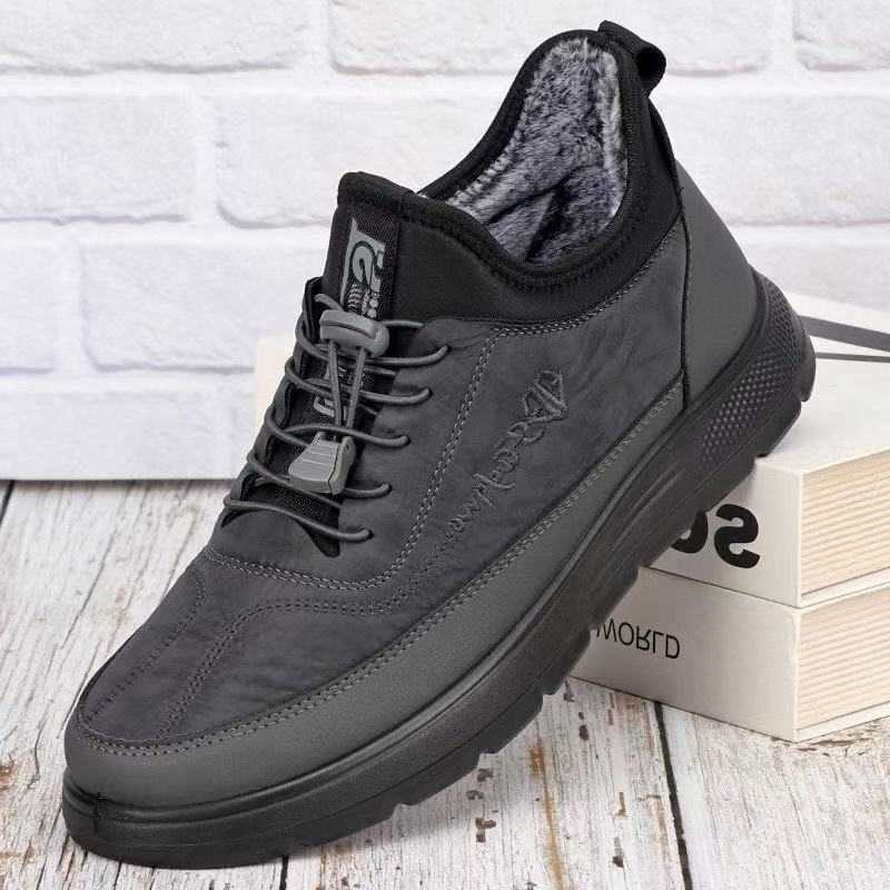 Men's winter sports anti slip snow boots cotton shoes with thick velvet and warmth sports shoes D260917