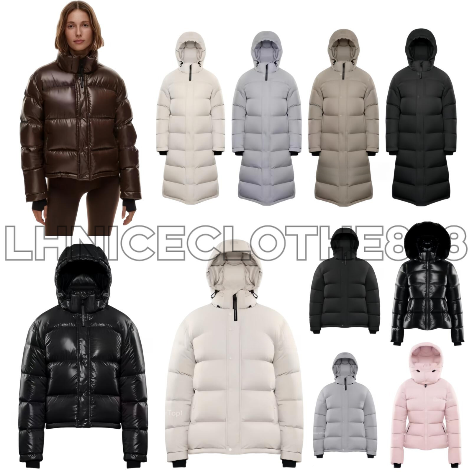 Designer Aritzia down puffer jacket women super puff short hooded vest branded waistcoat Canada down thickened extreme cold warm knee length jackets