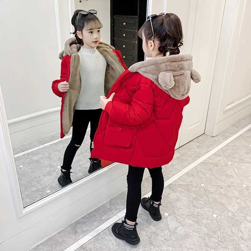 Keep ZOETOPKID Winter Girls Jackets Warm Thicken Christmas Coat Autumn Hooded Zipper Waterproof Outerwear Kids Clothes J260917