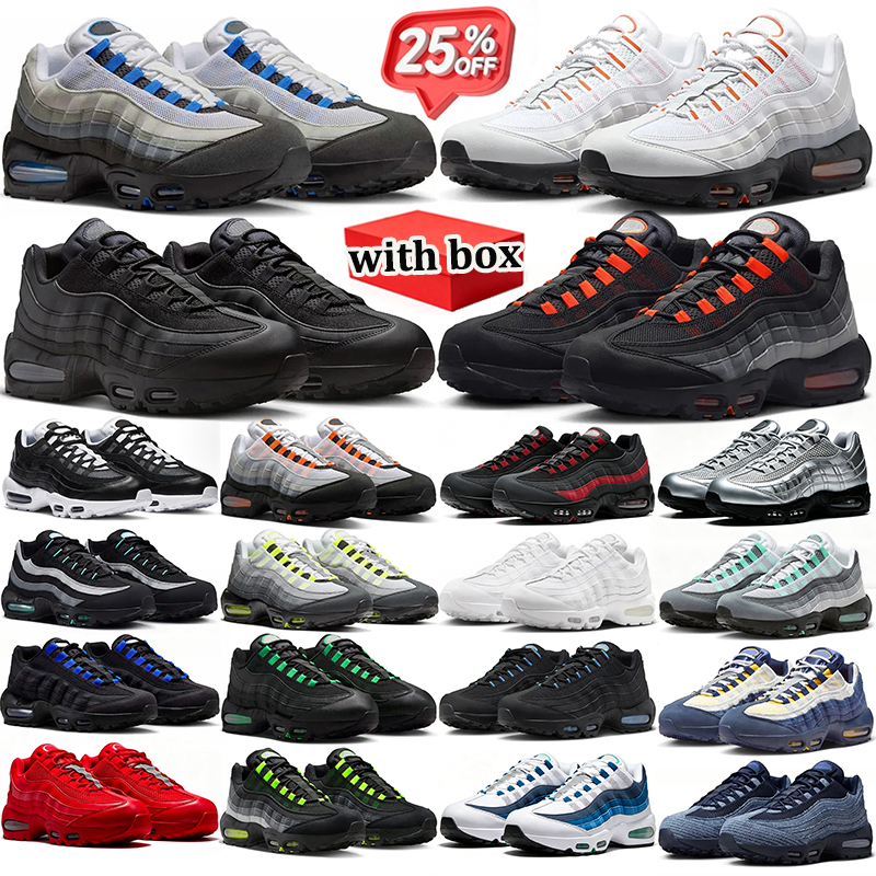 with box 95 95s shoes designer sneakers men women chaussure street fashion breathable mesh trainers outdoor comfortable sports shoe