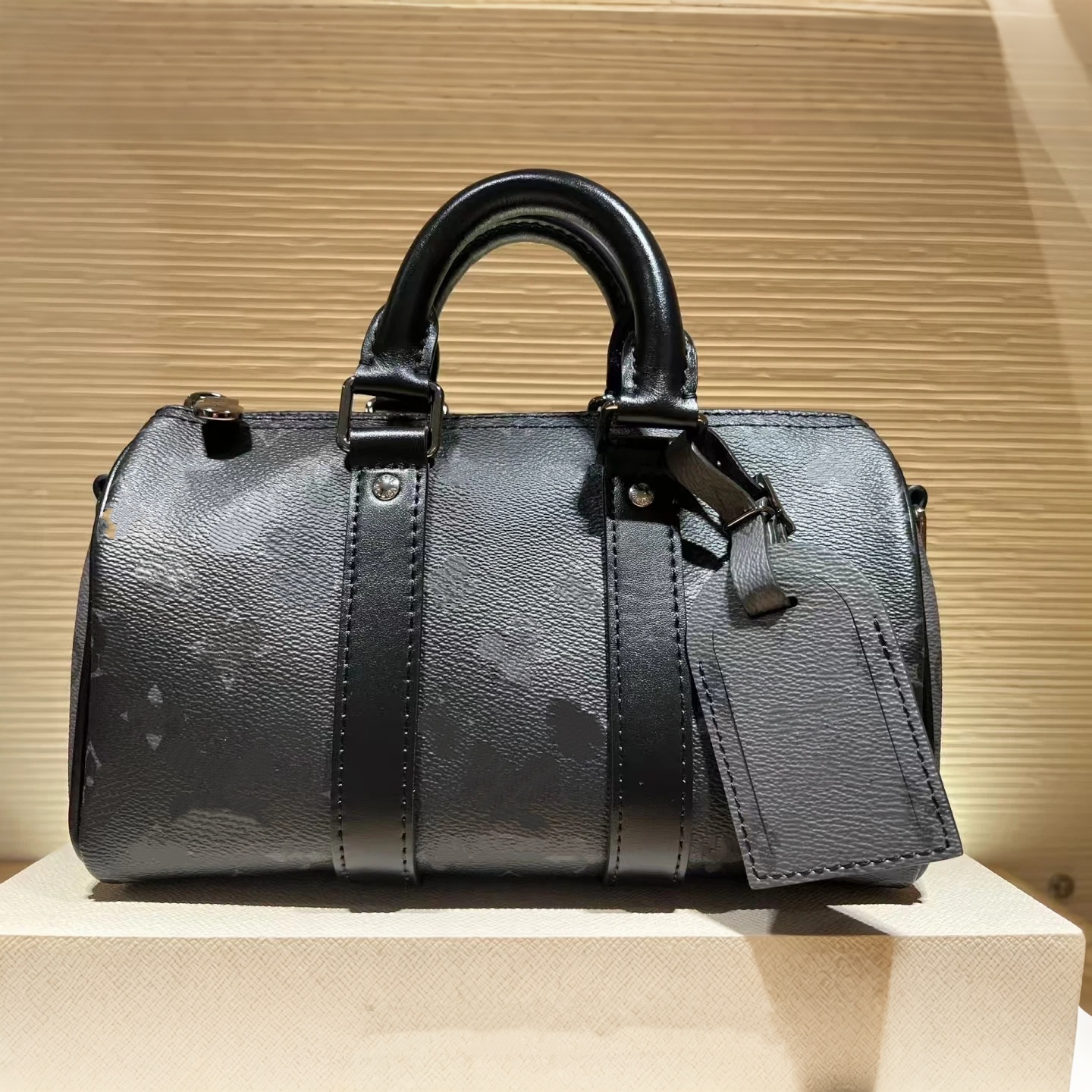 Mini Top handle Keeps duffle bag Designer Shoulder bag Womens Man travel luggage Leather flower tote handbag clutch duffel bag strap luxury pochette