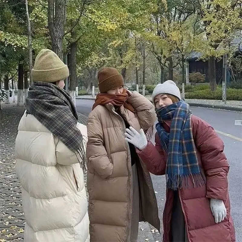 Long Women 2023 Parkas Winter Jackets Casual Solid Thick Coat Female Winter Loose Outwear Puffer Down Jackets Padded Coat H260917