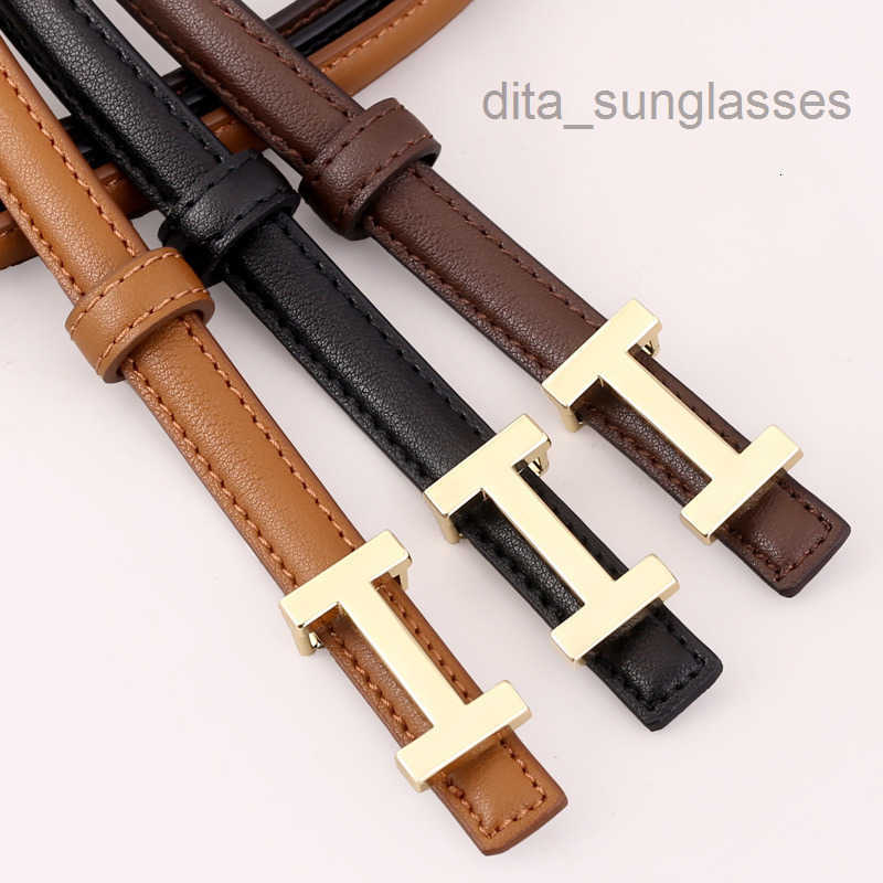 Designer Belt New Wo H Buckle Thin Belt For Skirts And Jeans Waist Cinching Belt Factory Wholesale High Quality Waist Chain Fashionable Waist Access