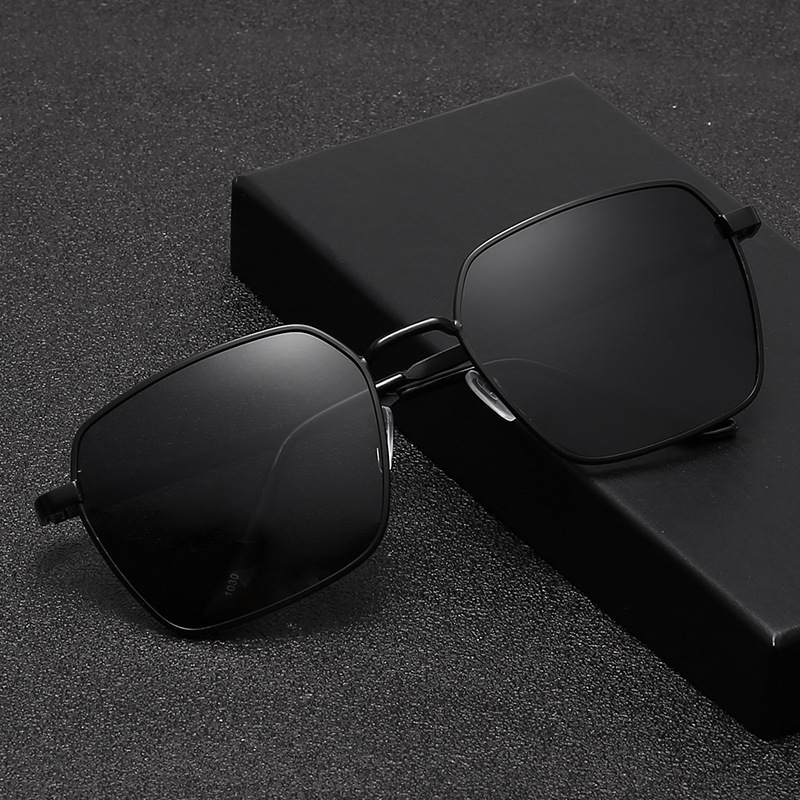 2026 Summer New Polarized for Driving, Metal Black Glasses, Sun Protection, Fishing Sunglasses Wholesale Factory
