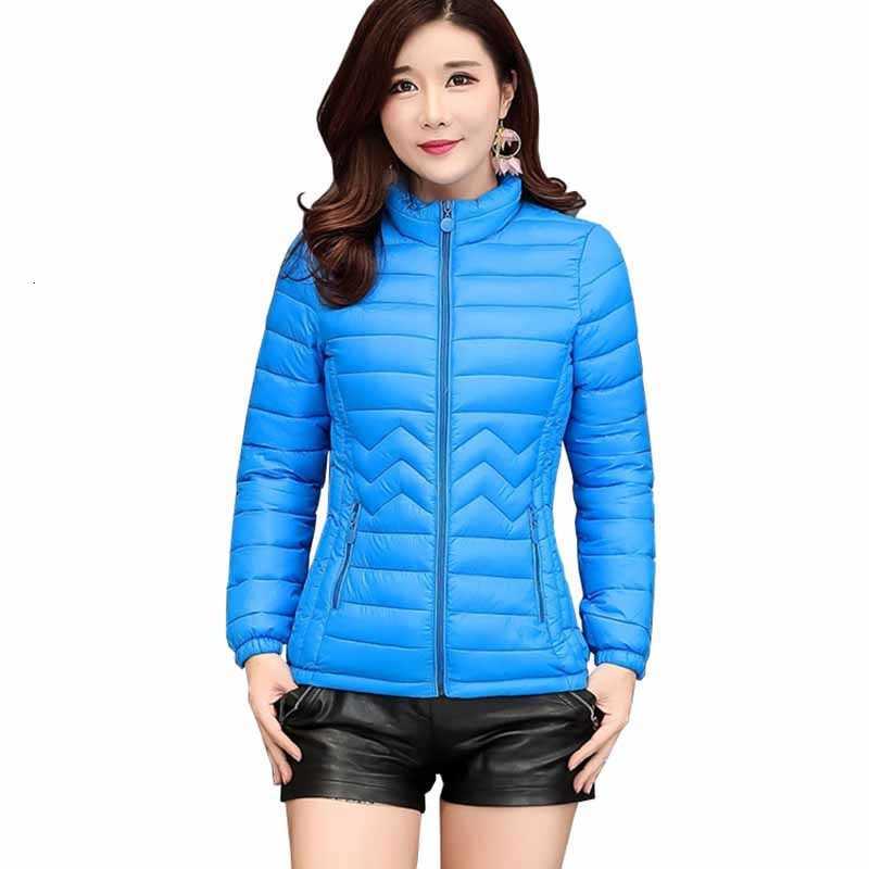 Parkas Winter Jackets New Women's Short Lightweight Outerwear Stand Collar Coats Female Slim Down Cotton Padded Coats G429 H260917