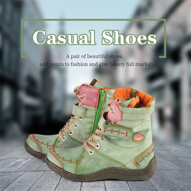 TMA EYES Womens Winter Leather Boots Simple Short Plush With SlipOn Closure Breathable And AntiSlip Features 260917