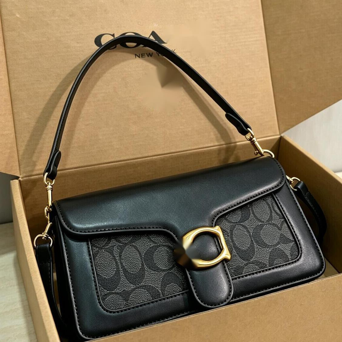 Designer bag classic mahjong bag retro god of wine bag Tabb bag, fashionable flip-top handbag multiple with arm pockets shoulder strap crossbody bag