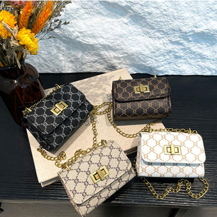 high quality 4 colors sing shoulder crossbody bag PU leather chain bag fashion accessories purse