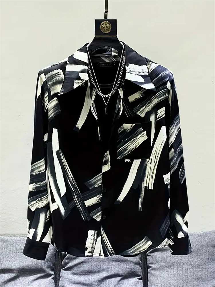 10 Luxurious Men's Long-Sved Shirts for Spring and Autumn Hot Sales. Stylish Handsome and Comfortable Men's Tops Q260917