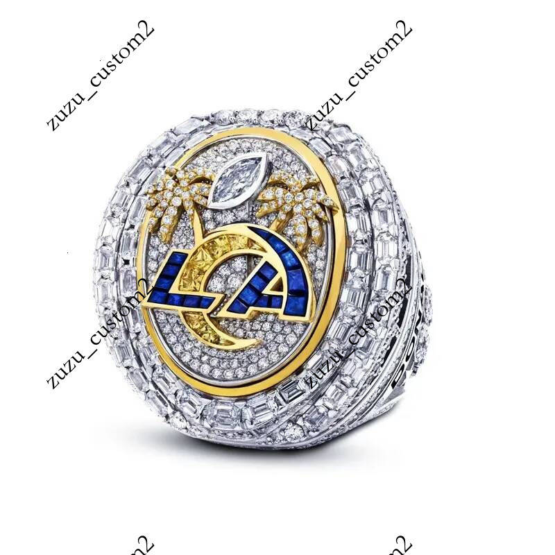 high Quality 9 Players Name STAFFORD KUPP DONALD World Series National Football Rams Team Championship Ring With Wo