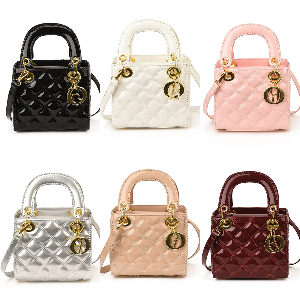 Light Luxury new trendy desgner classic diiro letter handbag versatile retro fashion casual pink black white cross body bag for Bwomen 9c