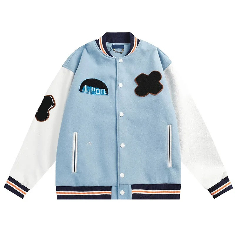 Ivs Designer Men's Jacket Embroidery Full Letter Mosaic Checkered Denim Jacket BaggyJacket Vintage Luxury Washed Denim Suit Men Women Tops Coup