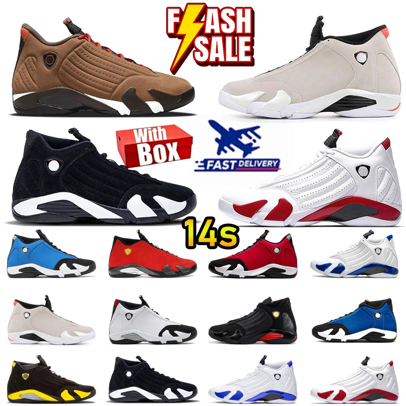 2026 Designer 14 14s Basketball Shoes University Blue Flint Grey Desert Sand Ferrari Scheme Sports Sneakers Trainers 40-47