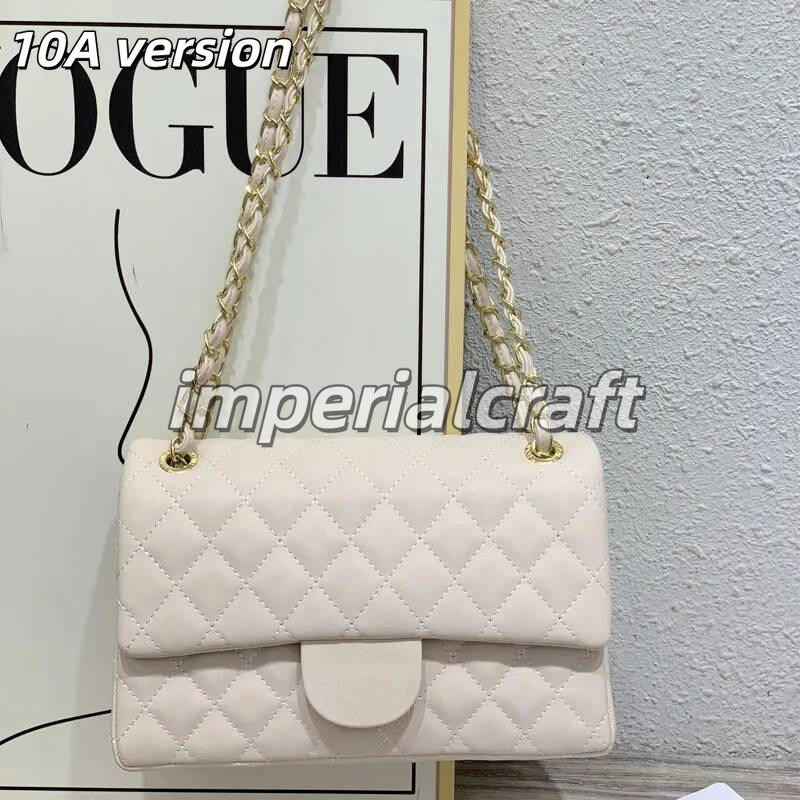 2026 10A Designer chanttnels Bag Shoulder Bag Classic Plaid Lattice Flap Totes Ladies cc Handbag Series Chain Purses Genuine Leather Bags Purse Doub