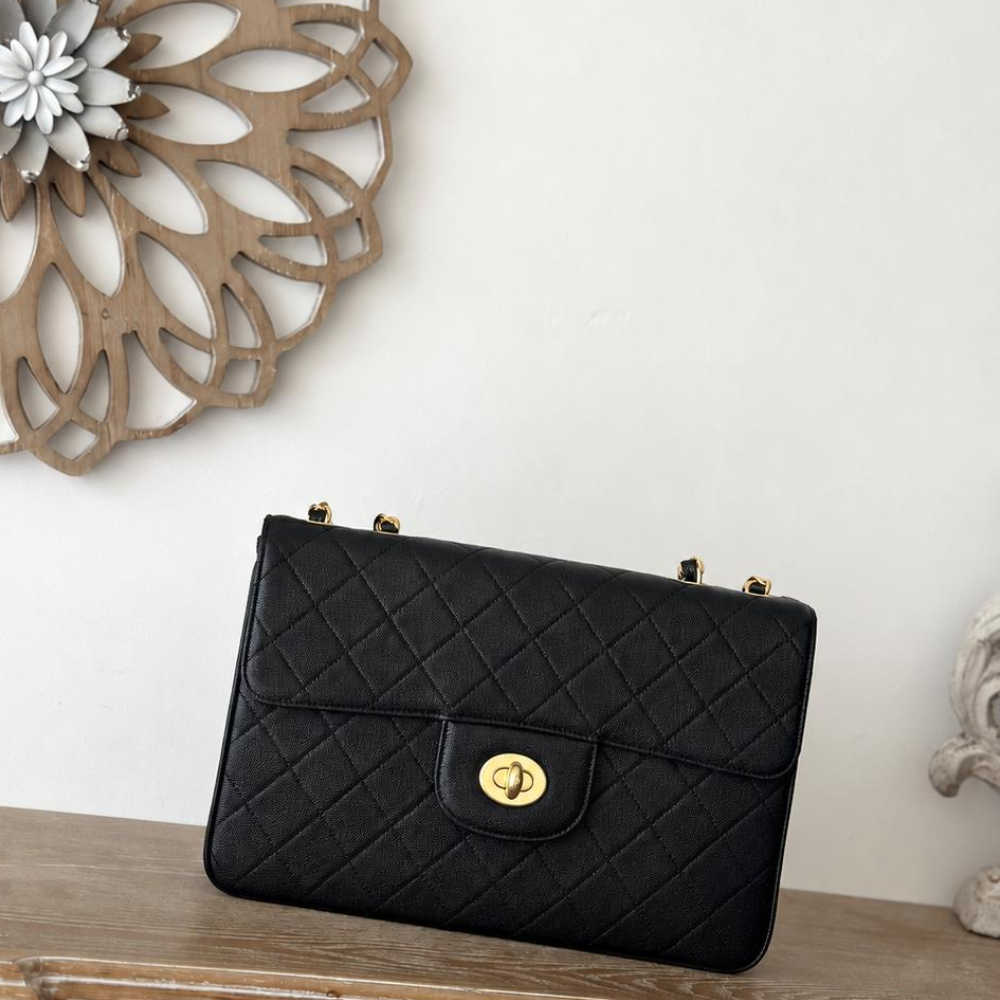 Quilted Flap Bag Leather Chain Shoulder Crossbody Purse Refined Office Date Dinner Evening Top-Tier Designer New Arrival
