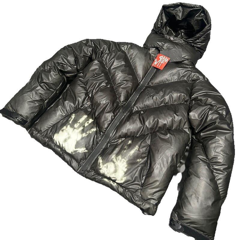 designer Mertra puffer jacket hoodie Waterproof windbreaker Change characters when encountering water hoodie tracksuit Temperature sensitive color