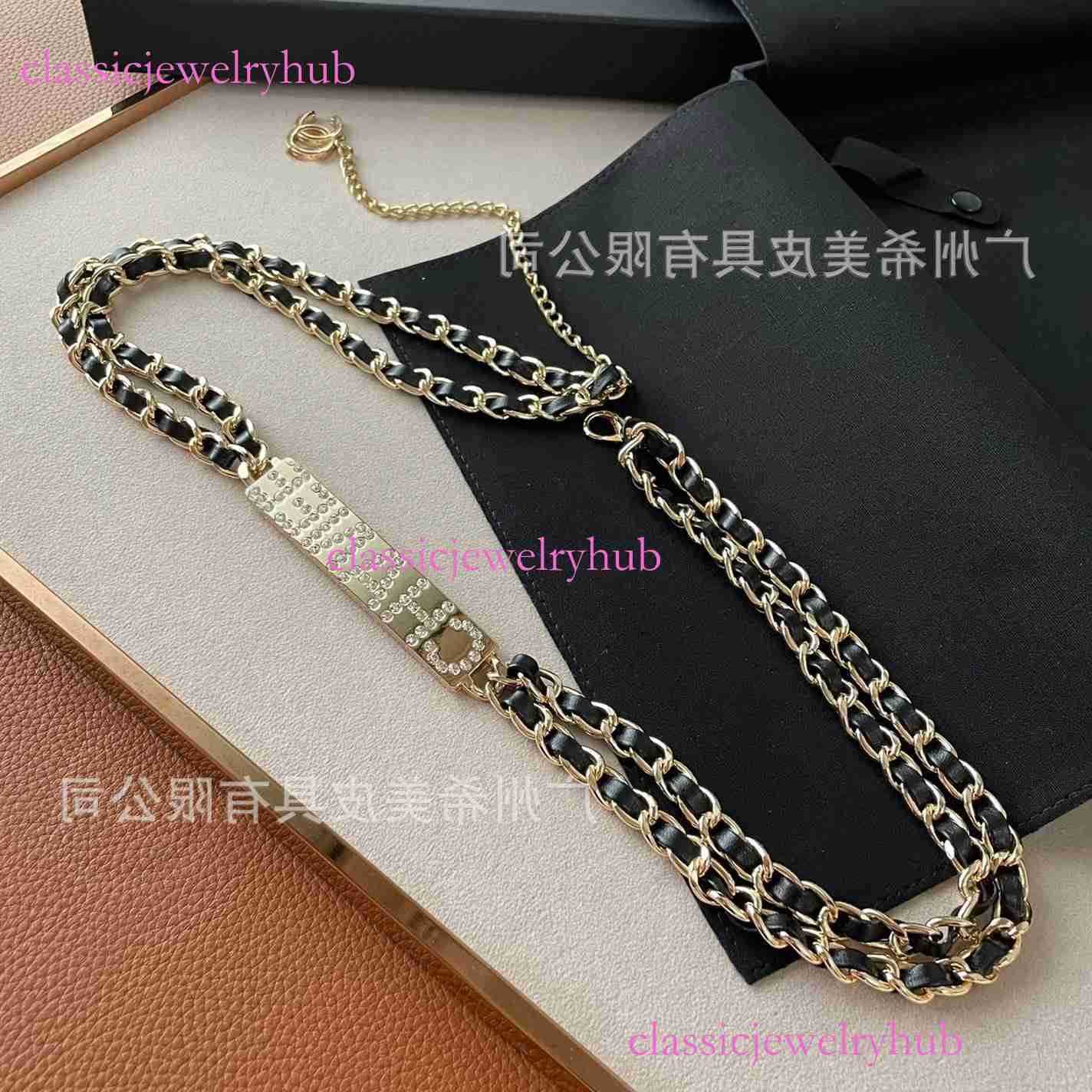 belt women Versatile designer Woven For Women Light Fashion Accessory With Dresses Suits Thin Waist Chain CCs Channelitys