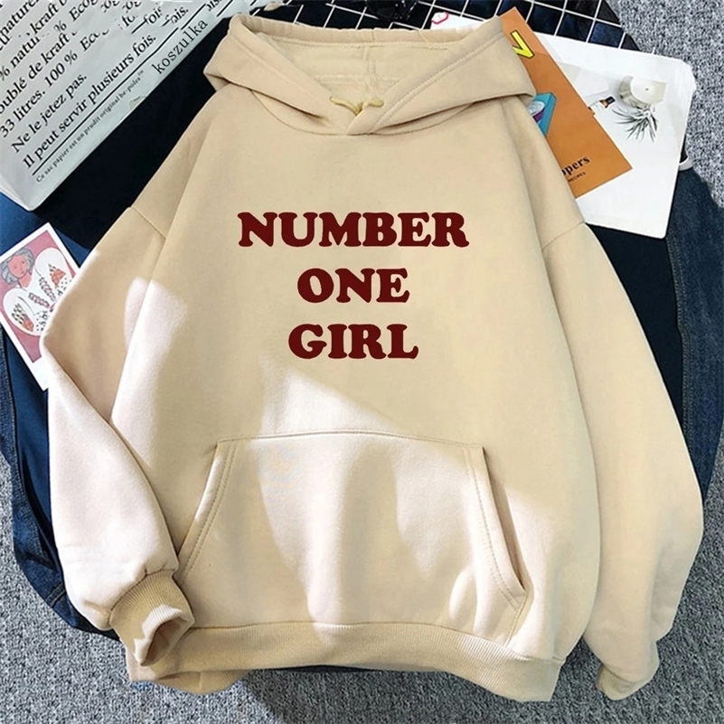 Rose Number One Girl Hoodie Retro Women Hoodies Kawaii Clothes Harajuku Aesthetic Autumn Winter Pullover Sweatshirt Vintage 260911ww
