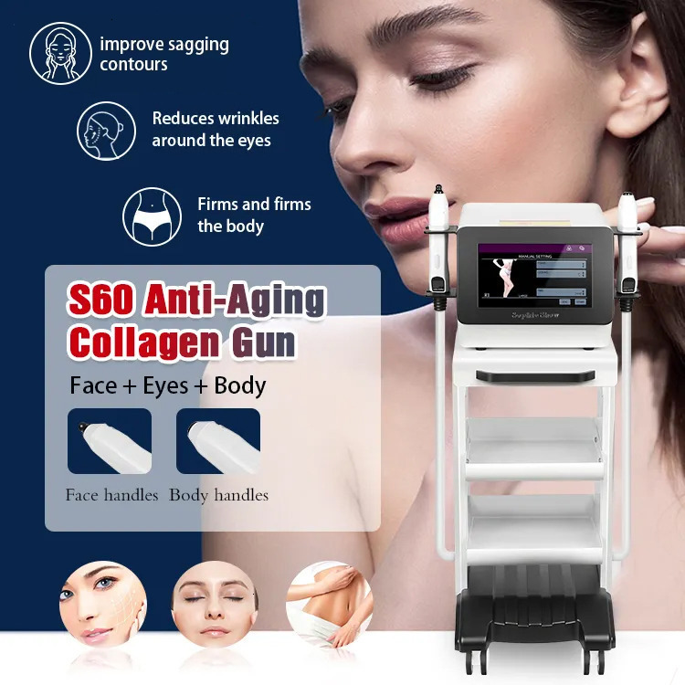 Factory Outlet Face & Body Sculpting Comfort 360 Radio Frequency RF Collagen Gun Edema Relief Skin Tightening Anti-wrinkle Anti-aging Anti-cellulite