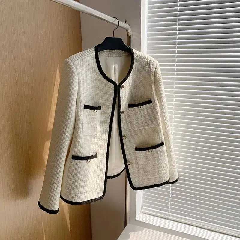 Jacket for Fashionable Short Women's Autumn Winter New Tweed Versatile Top C260917