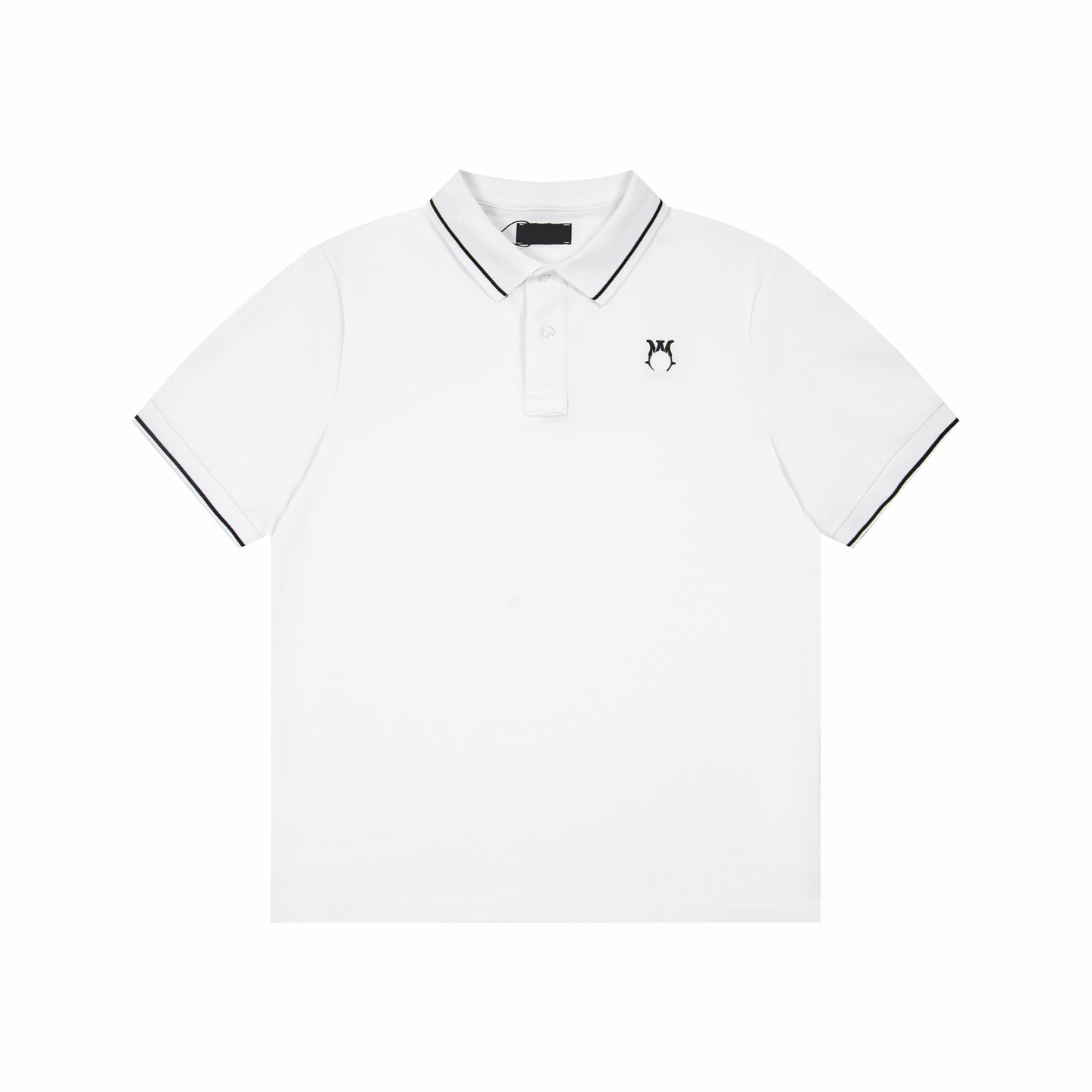 Men's Plus Tees & Polos Round neck embroidered and printed polar style summer wear with street pure cotton t-shiers 4t