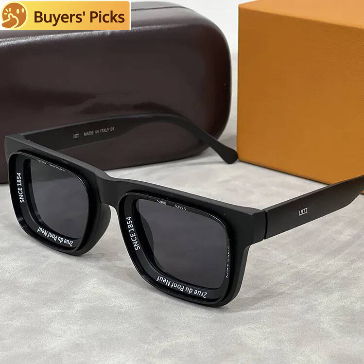 2026 Luxury designer men women classic brand luxury sunglasses Fashion UV400 Goggle With Box Retro eyewear travel beach Factory Store good nice