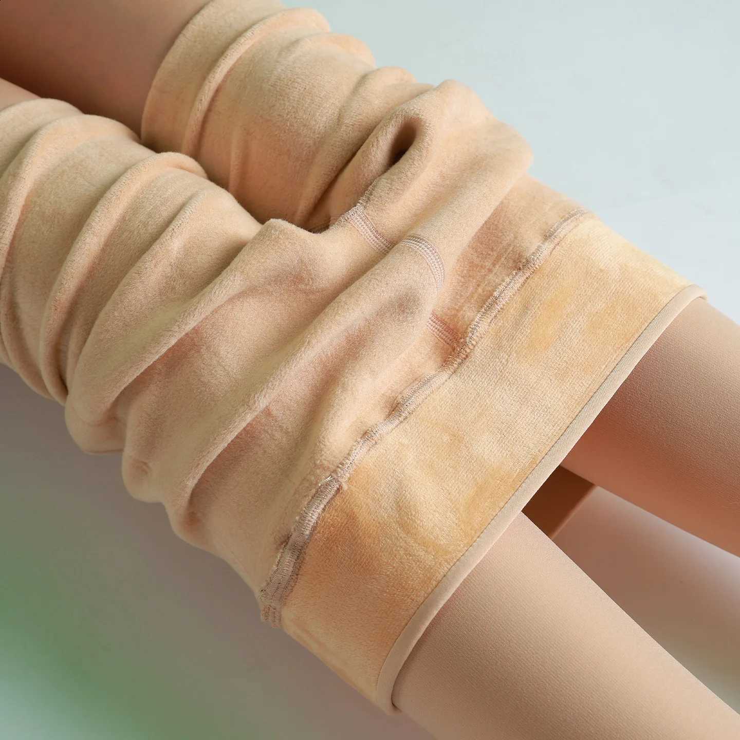 Autumn Winter Warm Pantyhose Sexy Open Crotch Smooth Slim Leg Shaping Tights Women's Lingeries High Waist Leggings H260916