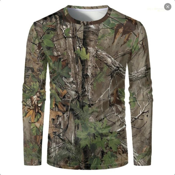 Outdoor Men's Round Neck Cycling Spring and Autumn Sports Climbing Fishing Comfortable Long Sleeve Fashion T-Shirt Cross-Border a9