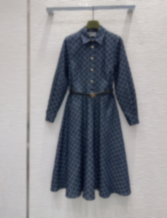 26 Women's Denim Denim Long Dress Super Fashionable Personalized Tone Top Cool and Cool Dress 916