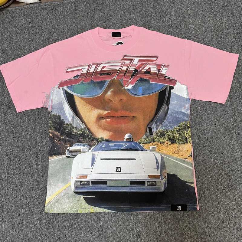 26th New Fashion Trend DIGITAL Short Sleeved American Style High Street Hip Hop Men's Women's T-Shirts X260916