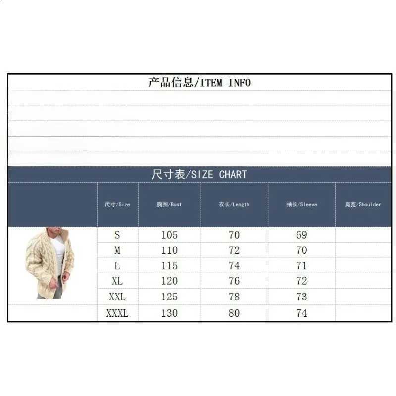 2026 New Heavyweight Cardigan Men's Stand Collar Cable Knit Jacquard Sweater Casual Outfit for Europe America J260916