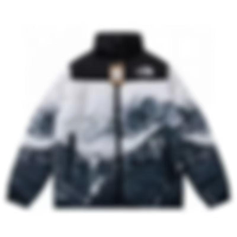 Outdoor Mens Fashionable Stand-Up Collared Quilted Parka - Durable and Breathable Colored Pattern Jacket-3