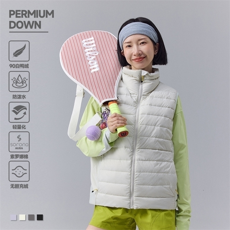 Winter Down Vest for Men Women Lightweight Warm Sleeveless Waterproof Puffer Jackets Couples Outdoor Sports Waistcoat VT-331 260916