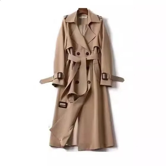 2026 Women's Fashion Highquality Temperament Commuting Loose Casual Korean Style Coat Over the Knee 260917