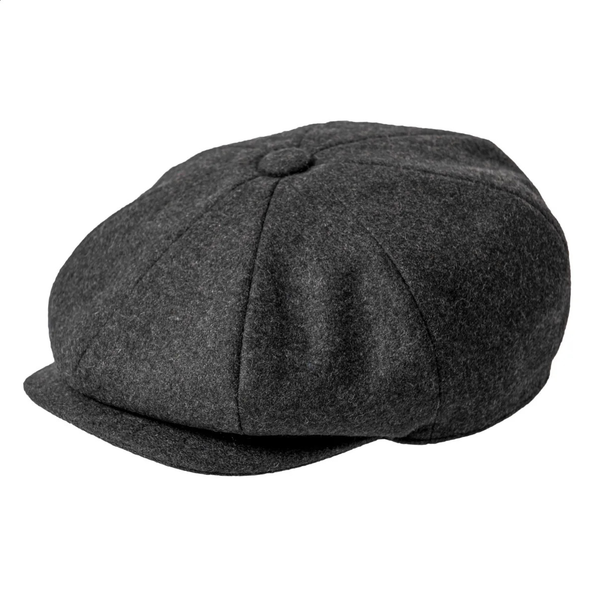 JANGOUL sboy Caps s Fashion Men Wool Blend Flat Cap 8 Pane Hat Driving Hats with Button Front Gatsby Cap for Male 260916
